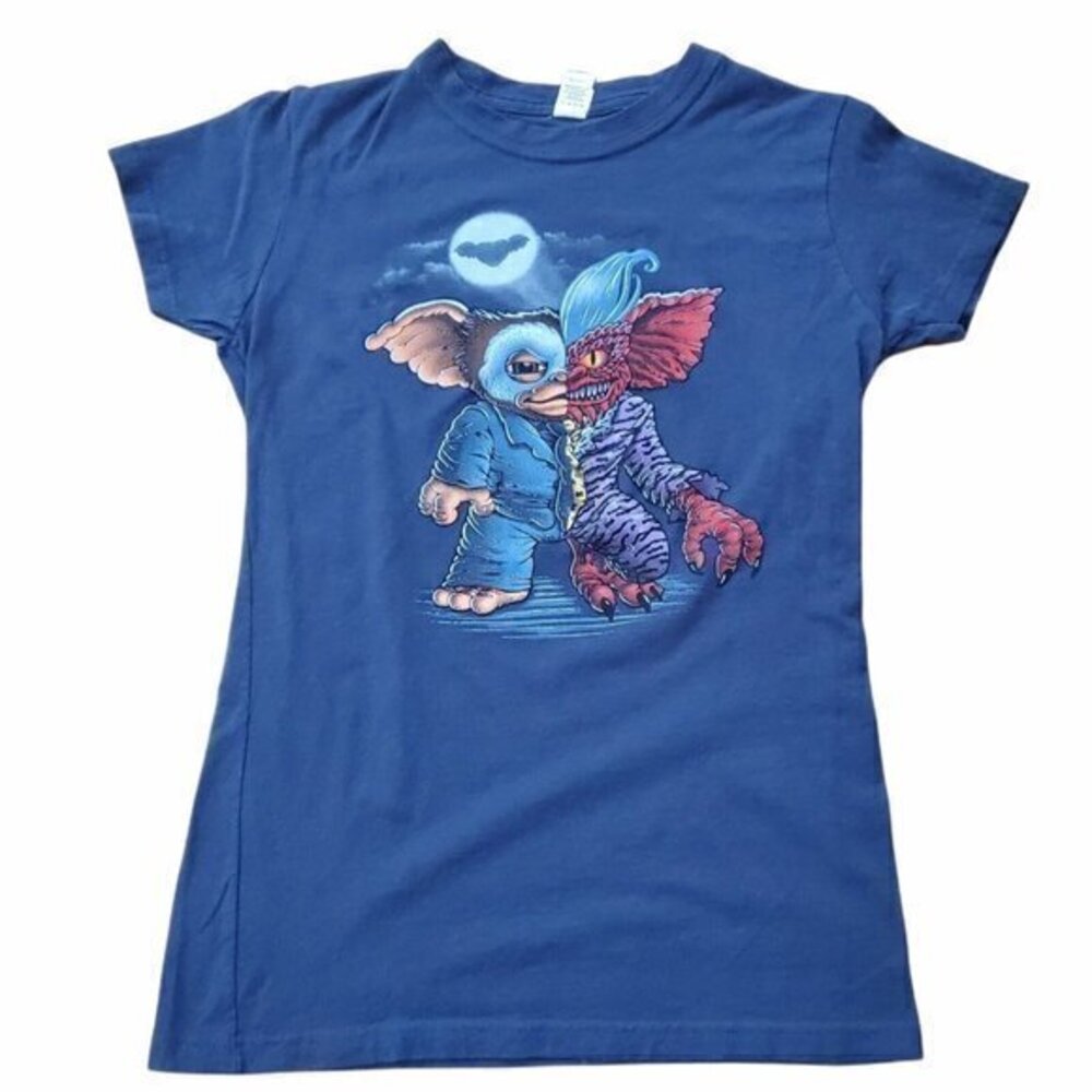 Gremlins x Batman Two-Face Juniors Small Graphic Tee - Picture 1 of 4
